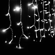  LED svetelný záves  - GIRLANDA, 3m reťaz, 100xLED, IP20 studená biela